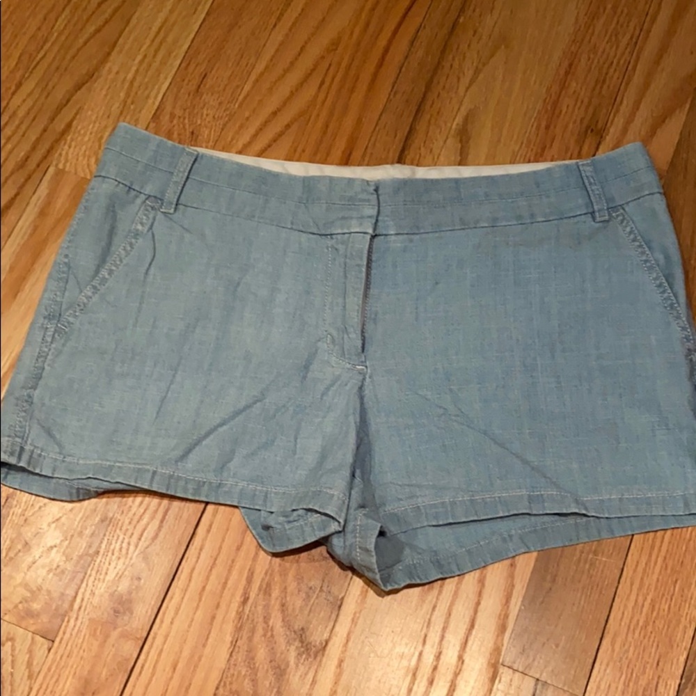 J crew factory chambray shorts